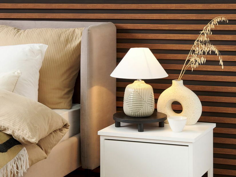 Stolní lampa Carmen (šedá)