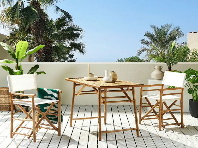 Zahradní stůl Molza (světlé dřevo)