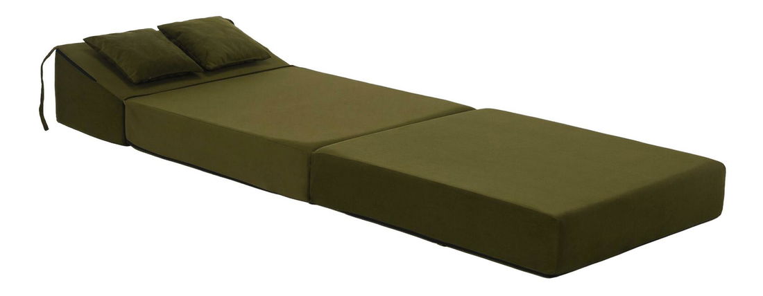 Rozkládací křeslo Plantearan (olivová)