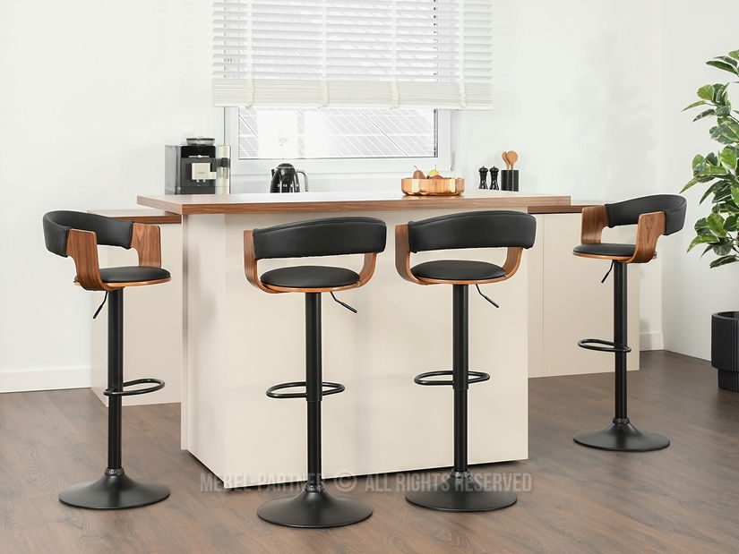 Židle Hoch (ořech tmavý + černá)