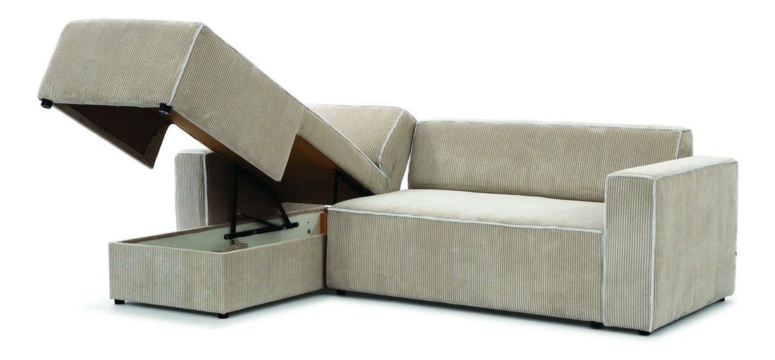 Rohová sedačka Castello (béžová) (L)