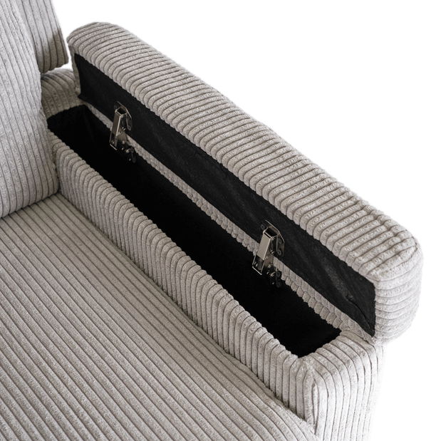 Polohovací křeslo Suplicios (šedá)