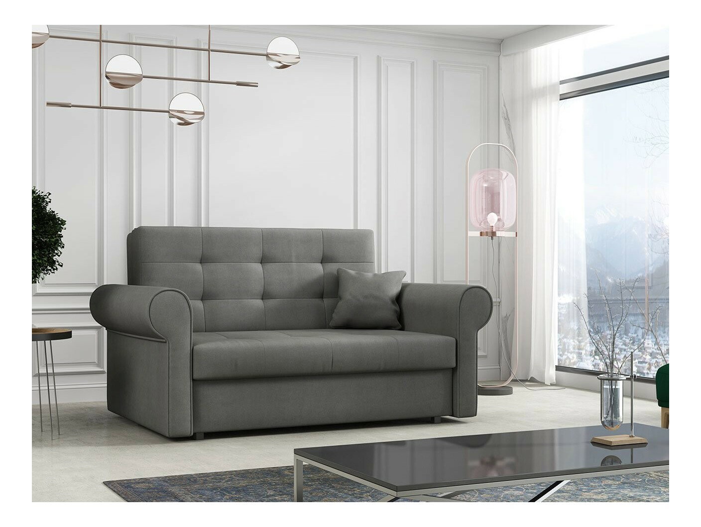 Rozkládací pohovka Carivia Silver II (Mono 246) (s úl. prostorem)