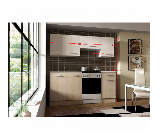 Kuchyně Garlen 180 cm