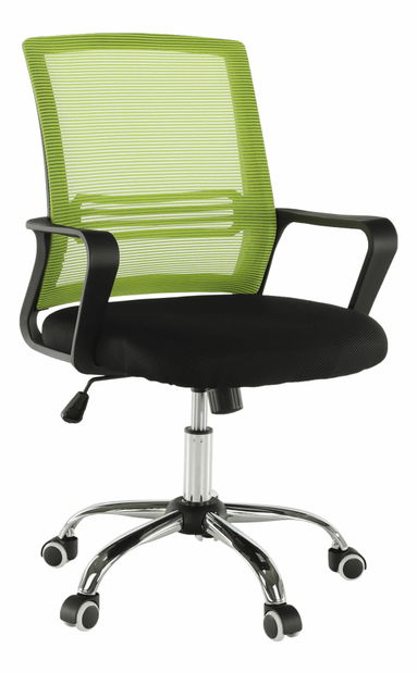 Kancelářská židle Aphin (zelená + černá)
