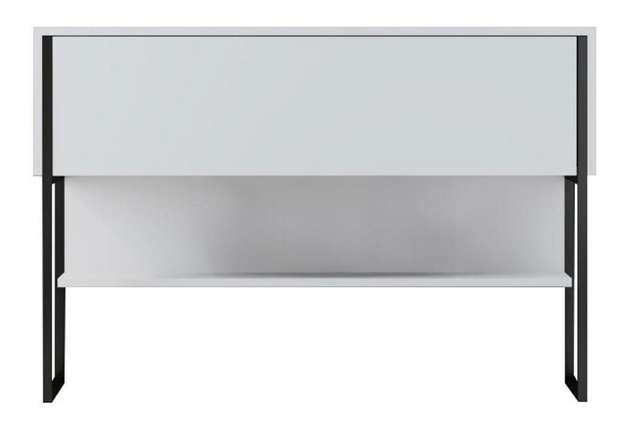Konzolový stolek Luna 4 (černá + bílá)