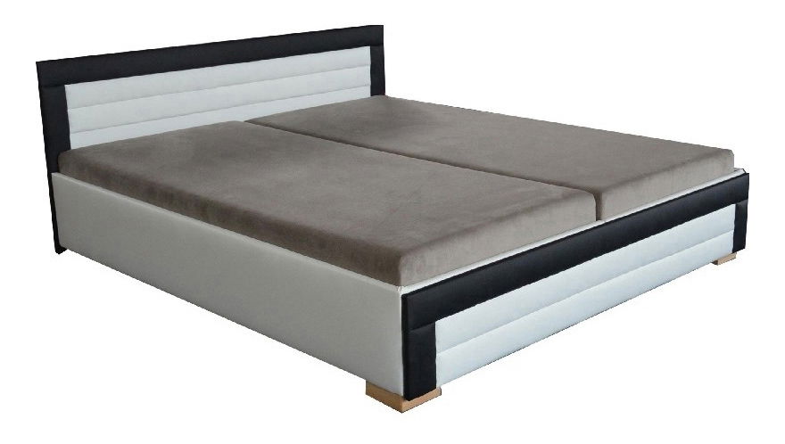 Manželská postel 180 cm Janette (s pružinovou matrací)