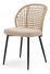 Židle Moen (béžová + černá)