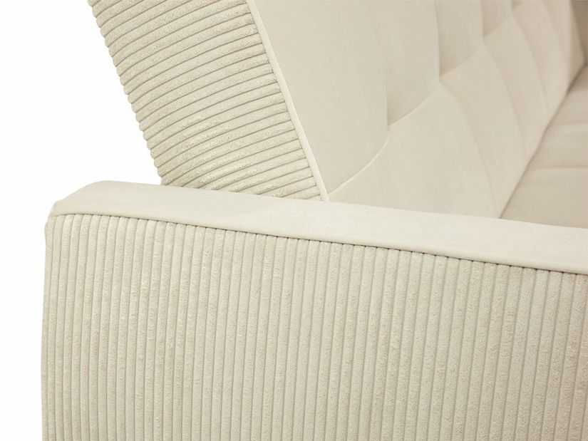 Rozkládací pohovka Pexalo (tmavě šedá) (s úl. prostorem)