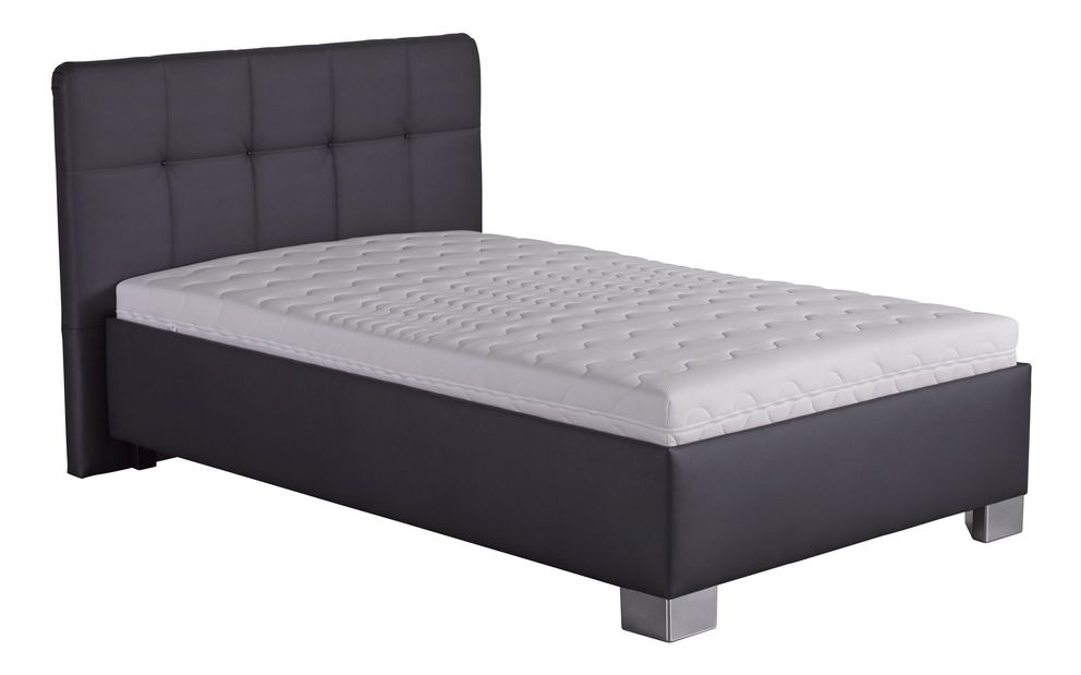 Manželská postel 140 cm Blanár Kelly (šedá) (s roštem)