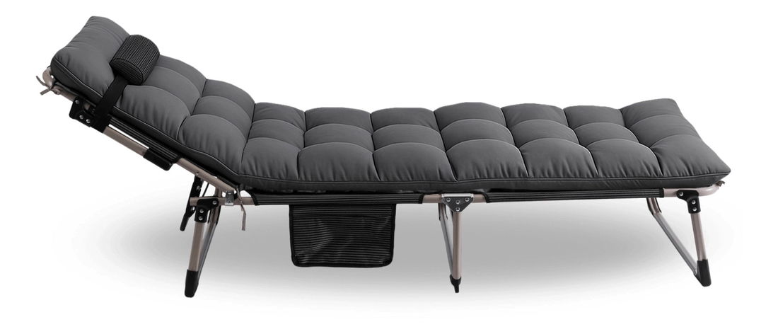 Zahradní lehátko Venden (šedá)