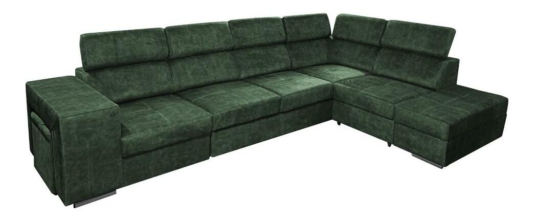 Rohová sedací souprava Maiga BIG (smaragdová) (P)