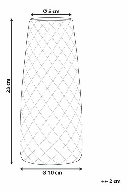 Váza Pacza (oranžová)