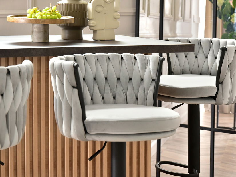 Židle Adel (šedá + černá)