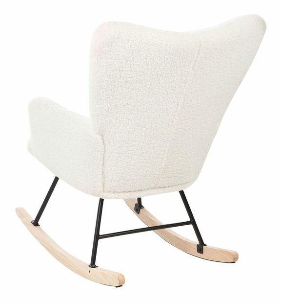 Houpací křeslo Oulia (bílá)