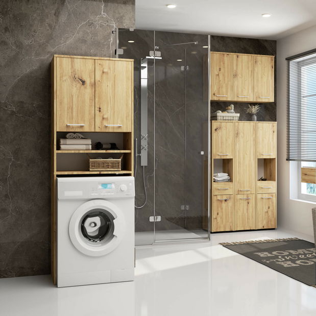 Skříňka nad pračku Fulgor 2D (dub craft)