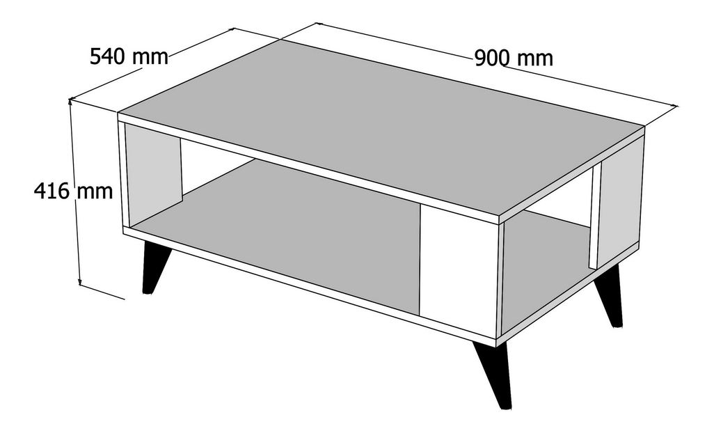 Konferenční stolek Clementine 2 (Ořech)
