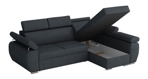 Rohová sedací souprava Gozo (šedá)