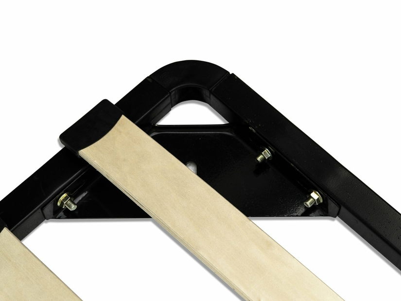 Manželská postel 180 cm PARNAS (s roštem) (zlatá)