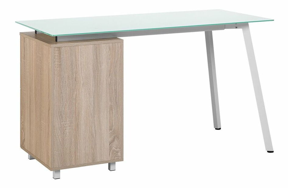 Psací stůl Mevido (bílá)