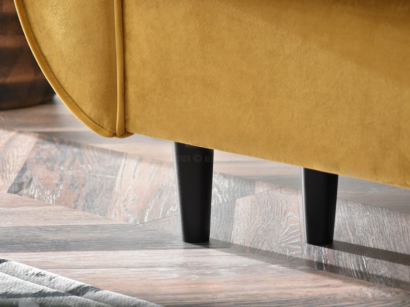 Pohovka dvousedačka Bacteria (černá)