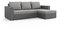 Rohová sedací souprava Hagoo (šedá + světle šedá) (P)