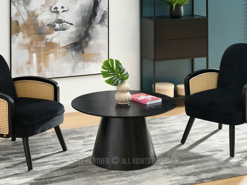 Konferenční stolek Otava 80 (černé dřevo + černé dřevo)