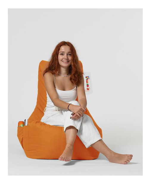 Sedací pytel Dust (oranžová)