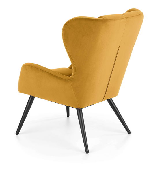 Relaxační křeslo Tawanna (hořčicová)