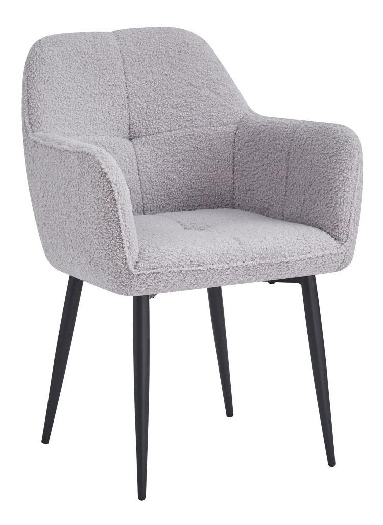 Jídelní židle Semir (šedá + černá)