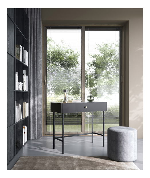 Toaletní stolík Desanta (černá)