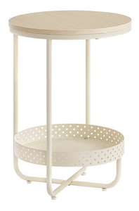 Příruční stolek Cleatinos (béžová)