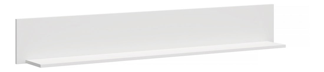 Polička 160 cm Otis (bílá)