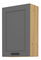 Horní kuchyňská skříňka Lucid 60 G 90 1F (dub artisan + dustgrey)