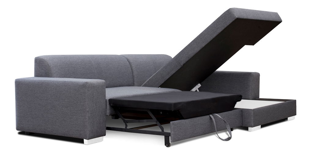 Rohová sedací souprava Montura (tmavošedá) (P)