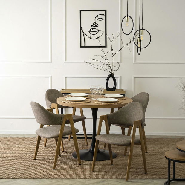 Jídelní židle Renuncio (béžová)