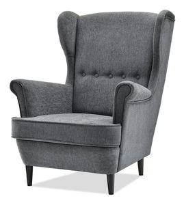 Křeslo ušák Margis (grafitová)