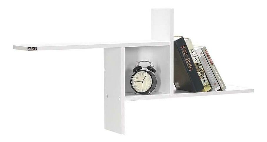 Nástěnná police Rafadella (diamantová bílá)