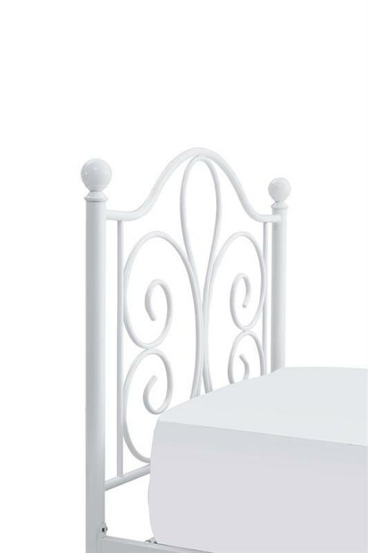 Jednolůžková postel 90 cm Patience (bez matrace) (bílá)