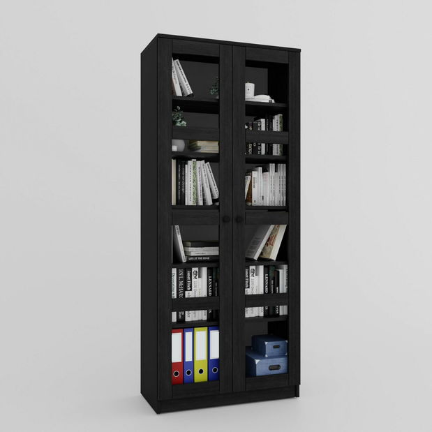 Vitrína Luckiny V (černá)