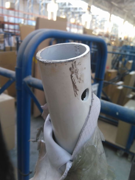 Závěsné křeslo se stojanem FENI (kov) (bílé) *bazar