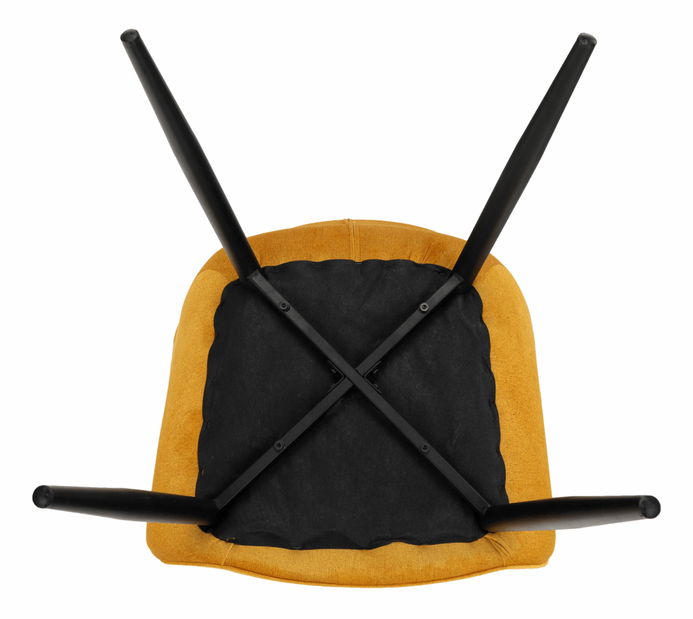 Designové křeslo Feddy (žlutá)