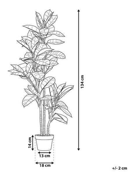 Umělá rostlina 134 cm FIRKU