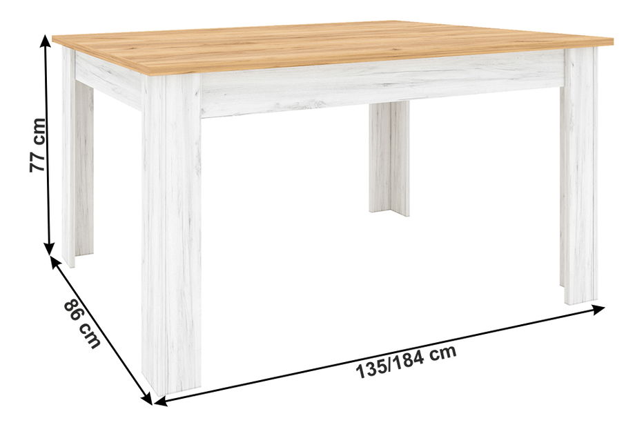 Jídelní stůl Soleus (pre 4 až 8 osob)