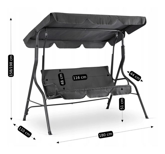 Houpačka Regreso (šedá)