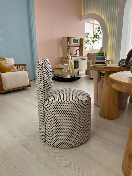 Taburetka Bunnie (hnědá)