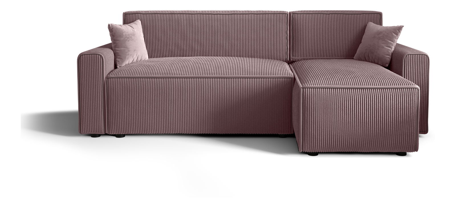 Rohová sedací souprava Mirage Bis Sed (pudrová růžová) (P)