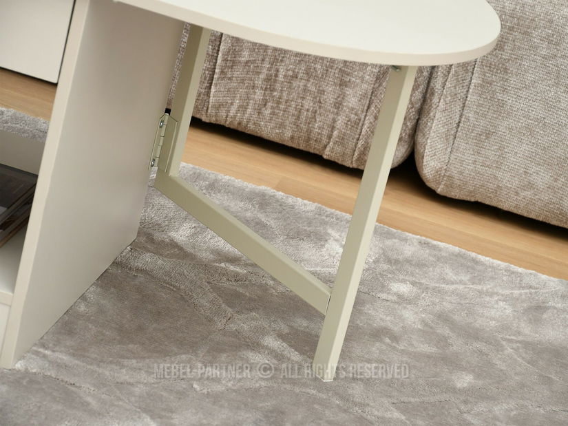 Konferenční stolek Entrana (krémová)