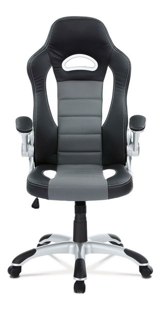 Herní křeslo Kilos (šedá + bílá + černá)