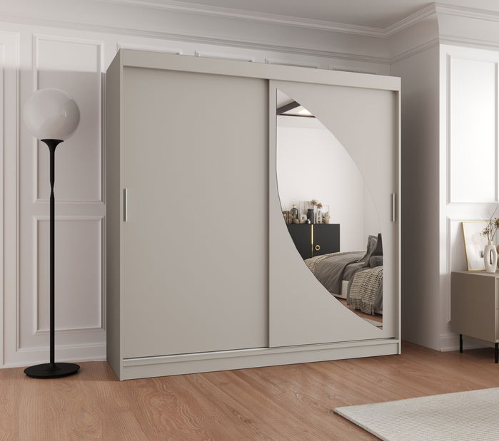 Šatní skříň 200 cm Milain (kašmír)